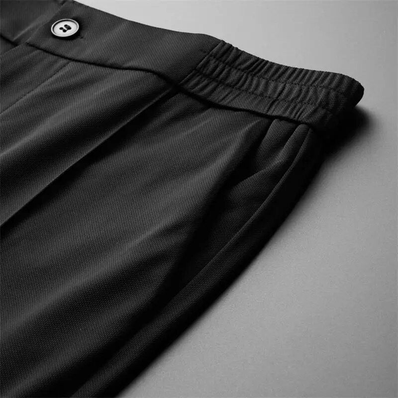 Zestaw męskiej koszuli z krótkim rękawem i spodni rurkowych