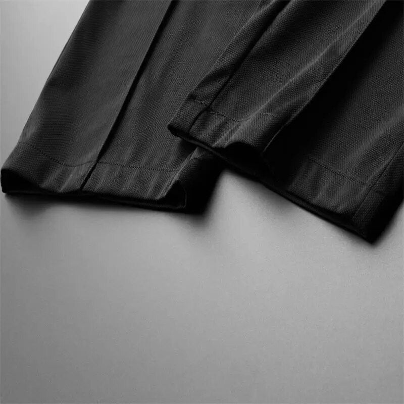 Zestaw męskiej koszuli z krótkim rękawem i spodni rurkowych