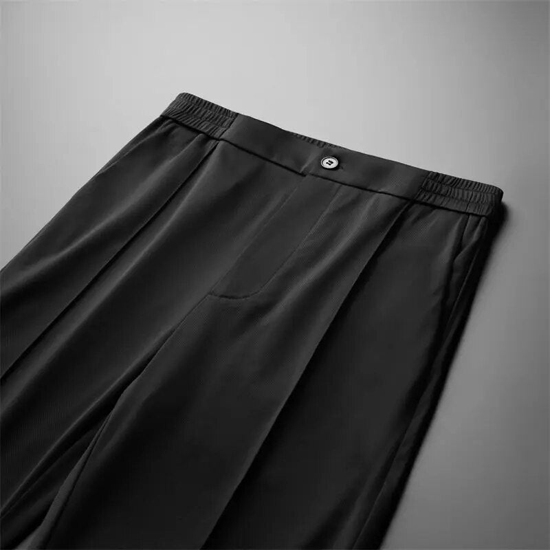 Zestaw męskiej koszuli z krótkim rękawem i spodni rurkowych