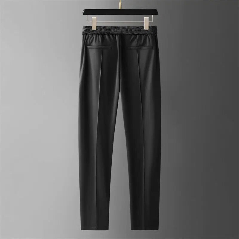 Zestaw męskiej koszuli z krótkim rękawem i spodni rurkowych