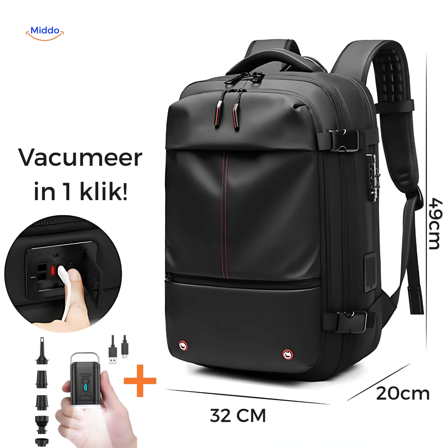 VacuPro™ Torba próżniowa – kompaktowa i wydajna do łatwych podróży